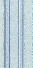 MG169D23 - Discontinued: Wallpaper, 3pc: Marcus Damask Stripe, Blue