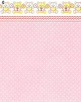 MG48D61 - Wallpaper, 3pc: Mini Dots, Pink