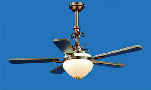 MH14035 - Ceiling Fan with Lamp, 12 Volt