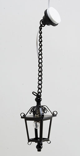 MH15010 - Lantern Hanging Lamp, Black,  12 Volt