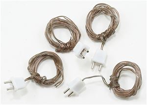 MH44004 - ..Petite: Wired Wall Plugs, 4/Pk