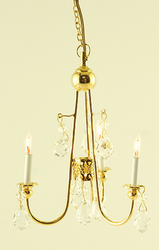 MH45150 - Crystal Chandelier, Gold