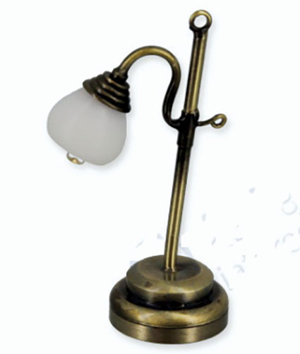 MH53044 - LED Battery Table/Desk Lamp with Wand, Antique Brass,  CR1632 Battery Included, 3 Volt