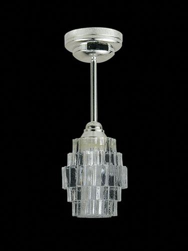 MH54046 - LED Battery Modern Deco Art Ceiling Light with Wand, Silver, CR1632 Battery Included, 3 Volt