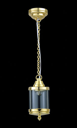 MH55027 - LED Battery Bird Cage Hanging Light with Wand, Brass,  CR1632 Battery Included, 3 Volt