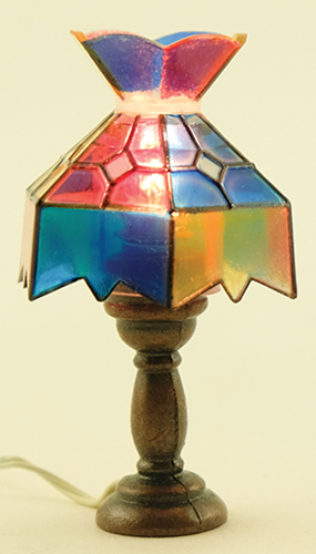 MH620 - Assorted Tiffany Table Lamps, 2/Pk