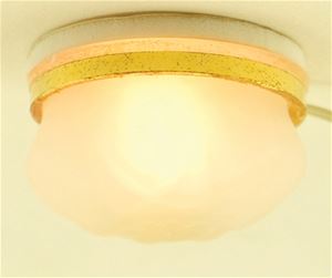 MH671 - Frosted Ceiling Light