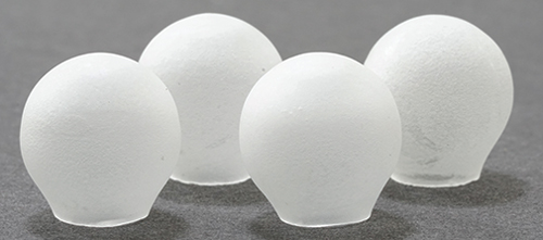 MH686 - Frosted Glass Globes, 4/Pk