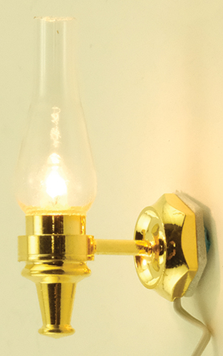 MH803 - Wall Sconce Clear, Gold Base