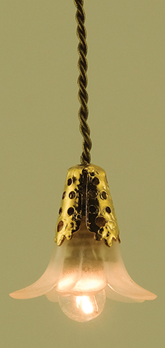 MH926 - Hanging Lamp, Frosted Flower