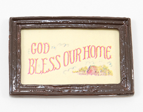 MUL3252C - Discontinued: Framed, God Bless Our Home