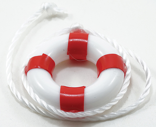 MUL4045R - 1In Life Preserver Ring Red