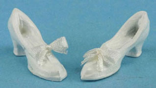 MUL4094A - White Shoes with Bow