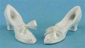 MUL4094A - White Shoes with Bow
