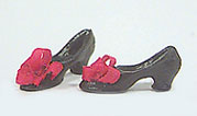 MUL4122 - Discontinued: Shoes Black with Red Bow