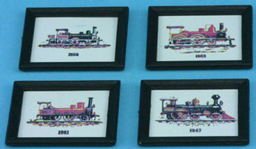 MUL5400 - Train Prints/Set Of 4
