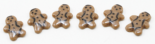 MUL5602 - Gingerbread Man Cookies, 6pc