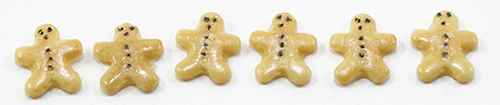 MUL5603 - Gingerbread Man Sugar Cookie, 6pc