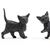 MUL5622 - Tiny Black Cat, 3/4 Inch Tall