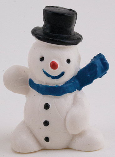 MUL5624 - Snowman, 1 Inch, Assorted Blue or Red Scarf