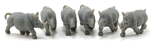 MUL6006 - Rhinoceros, 6pc