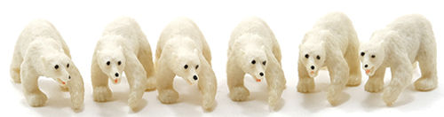 MUL6021 - Polar Bear, 6 Pc.