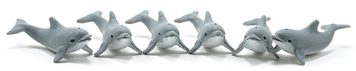 MUL6034 - Dolphins, 6 Pieces