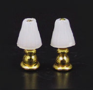 MUL5501 - Discontinued: 1/4In Scale Table Lamps 2Pcs White