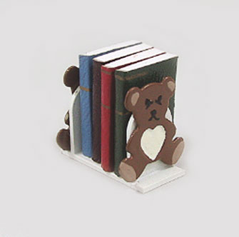 MUL5504 - Discontinued: Teddy Bear Bookends With Books