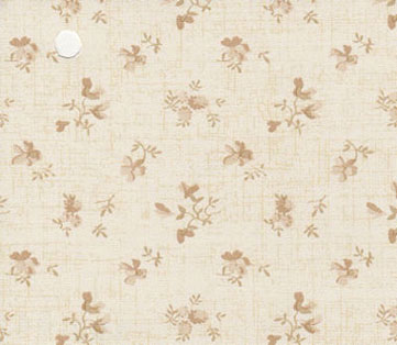 NC10304 - Prepasted Wallpaper, 3 Pieces: Beige Flowers