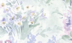 NC79114 - Prepasted Wallpaper, 3 Pieces: Garden Mural, Lavender