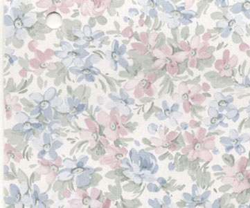 NC85302 - Prepasted Wallpaper, 3 Pieces: Pink/Blue Floral