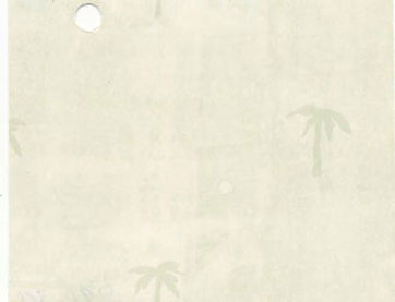 NC89030 - Prepasted Wallpaper, 3 Pieces: Green Palm Trees