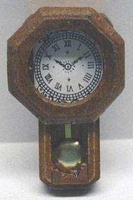 NCRA0125 - Walnut Railroad Clock/Pendulum