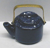 NCRA0137 - Blue Spatter Tea Kettle