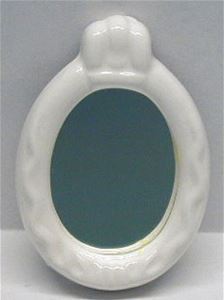 NCRA0147 - Oval Bath Mirror - Ceramic
