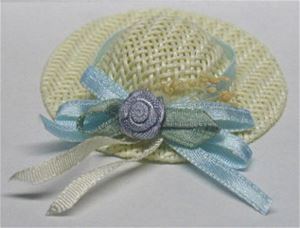 NCRA0151 - Ladies Straw Hat/Blue Ribbon