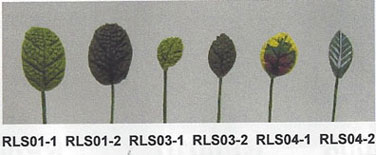 NCRLS03-1 - S/12 Small Rose Leaf Stems