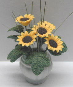 NCRP0255 - Sunflower Arrangement In White Jar