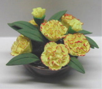 NCRP0775 - Yellow Carnation/Flat Plate 1 1/4