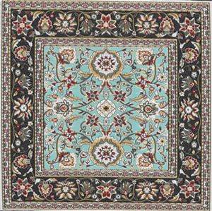NCSK078-07 - Turkish Woven Rug, 6 x 6 Inches