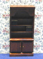 NCTLF083 - Mahogany Bookcase with Books