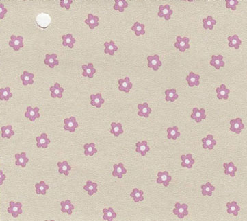 NC11705 - Prepasted Wallpaper, 3 Pieces: Tiny Mauve Flwrs On Beige