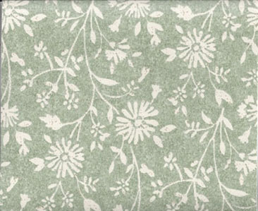 NC13303 - Prepasted Wallpaper, 3 Pieces: Cream Dandelions On Green