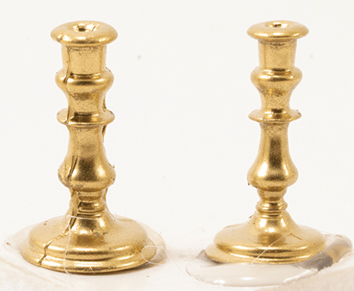 OLDHG103 - Ornate Candlesticks, 2, Gold