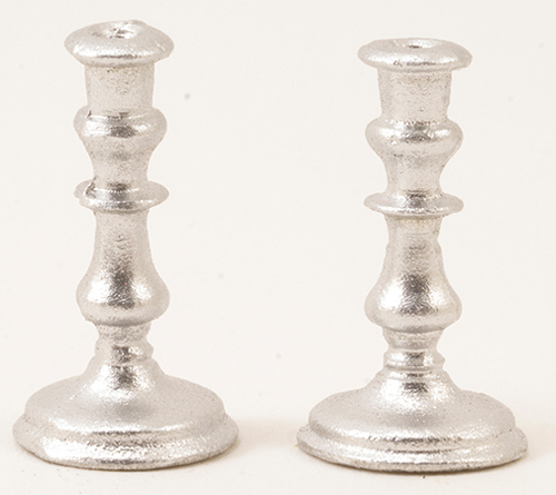 OLDHS103 - Ornate Candlesticks, 2, Silver