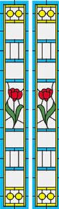 SLIM10 - Sim. Stained Glass Fits Hw6028