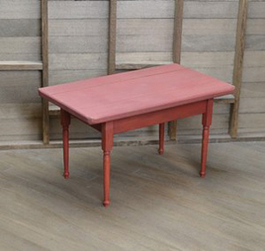 STT905R - Kitchen Table, Red