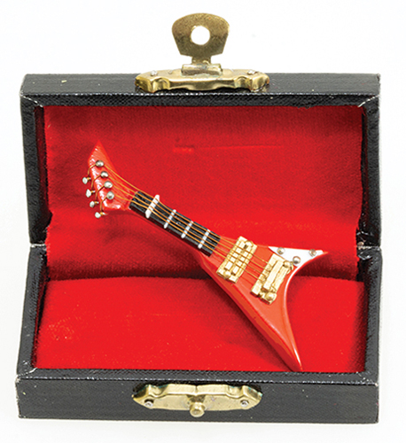VMM604R - 2.5 Inch Red Electric Guitar W/Case