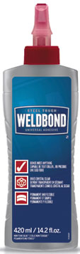 WELD50420 - Weldbond Adhesive, Bottle, 420 mL / 14.2 oz